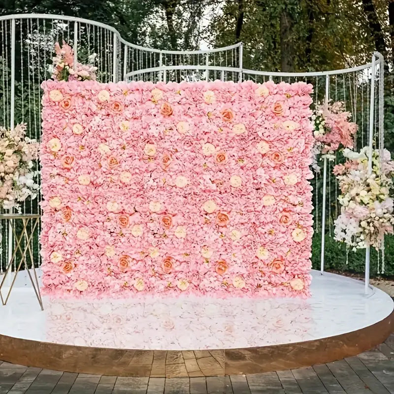 Panou Floral Artificial cu 56 de Trandafiri  – 60 x 40 cm