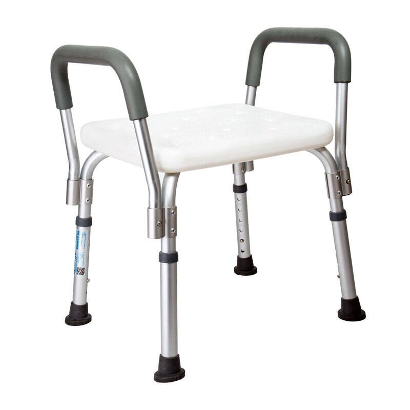 Scaun de Dus Multifunctional Polietilena Sezut Antiderapant Manere Detasabile Inaltime Ajustabila 37.5-49.5cm - detaliu produs