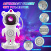 Proiector Laser Astronaut cu Joc de Lumini Aurora Boreala si Stele, Boxa, Sunete Albe, Functie Bluetooth, Timer, Setare Luminozitate, Telecomanda