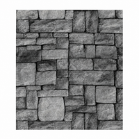 Tapet Caramida Piatra Gri 3D Autoadeziv Set 10 Placi 70x77cm Decorativ - detaliu produs