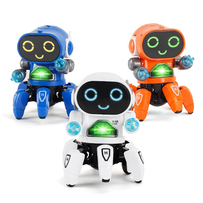 Robot interactiv pentru copii, cu LED, danseaza si canta