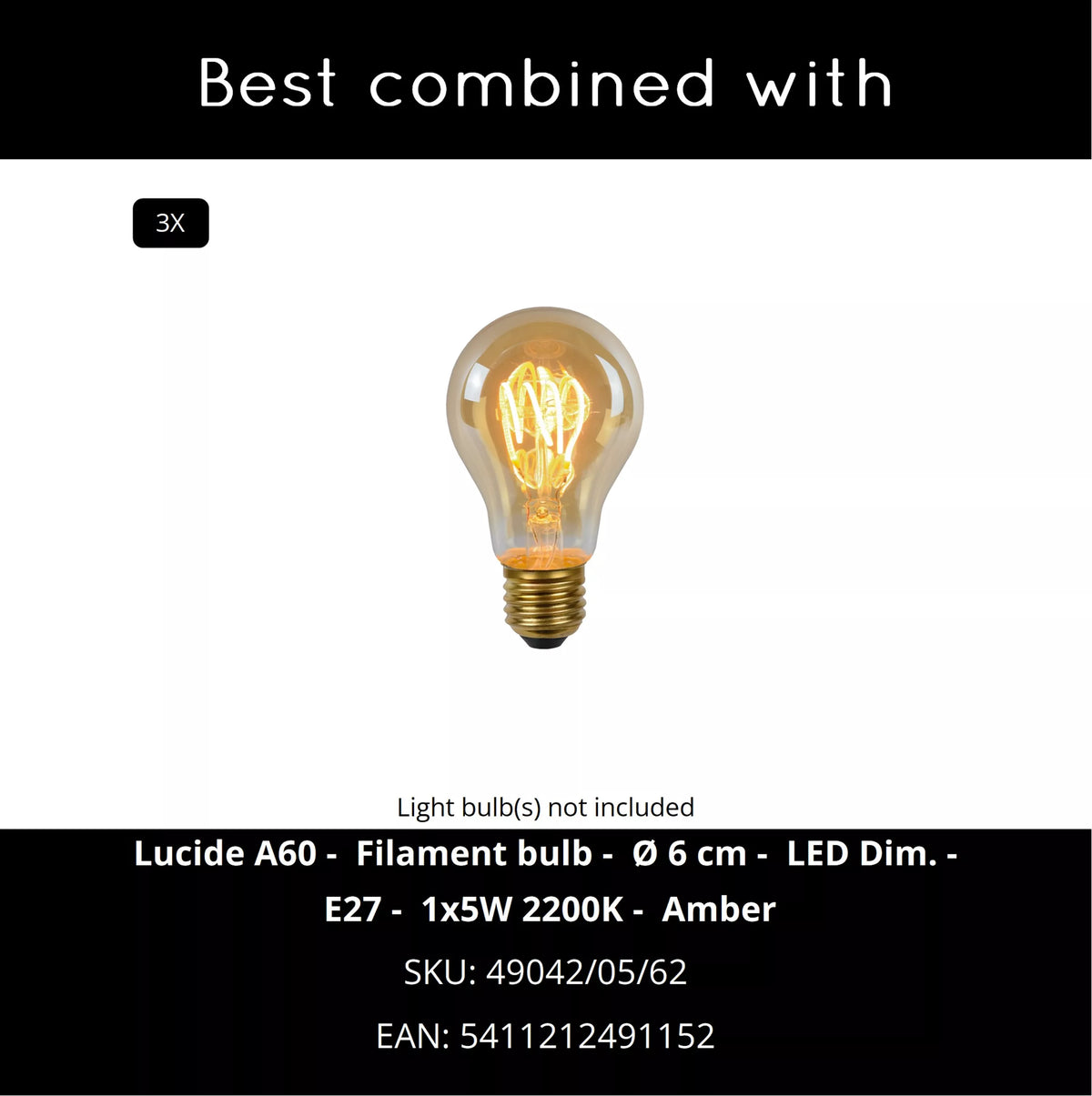 Lustra Moderna Pendul Negru E27 Diametru 34cm Design Contemporan - imagine principala