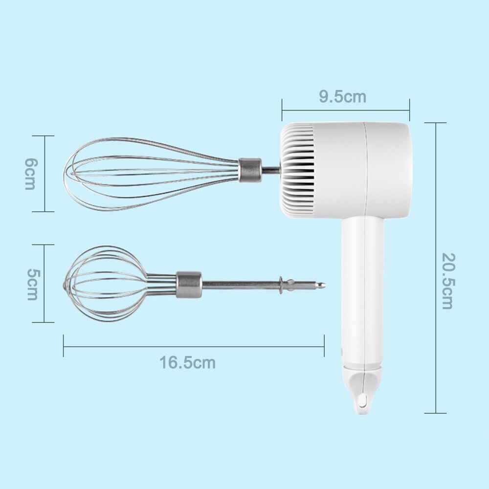 Mini Tocator Electric Multifunctional 2 in 1 cu Teluri Interschimbabile 300ml - detaliu produs