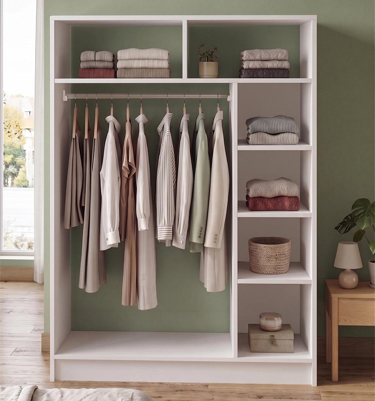 Wardrobe Dualis (White) - detaliu produs