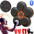 Aparat inteligent de box pentru antrenare reflexe, sincronizare Bluetooth, difuzor stereo, Negru