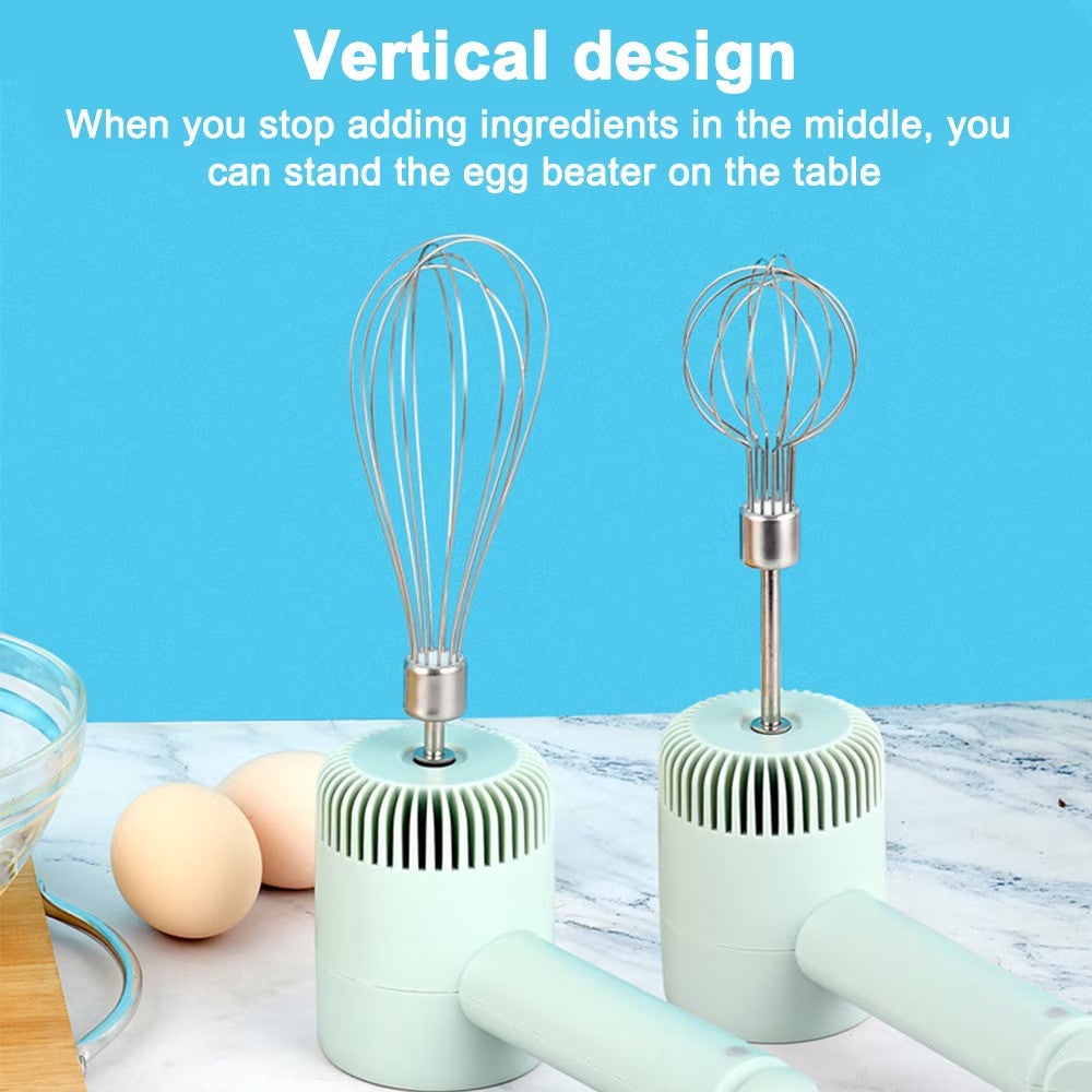 Mini Tocator Electric Multifunctional 2 in 1 cu Teluri Interschimbabile 300ml - detaliu produs