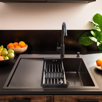 Chiuveta de Bucatarie Profesionala, Inox, 72x48x25 cm - imagine 2
