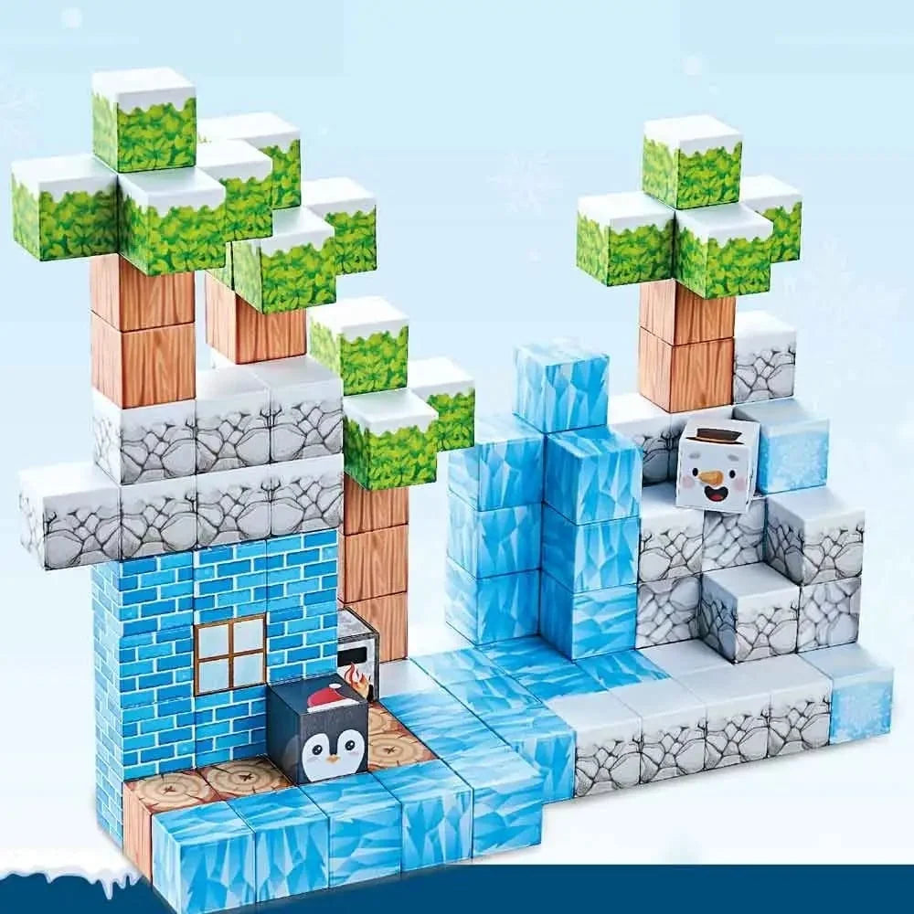 Blocuri magnetice de constructie 3D, 2.5 cm