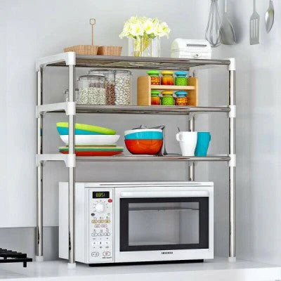 Etajera tip raft multifunctional pentru bucatarie sau baie 60x65x24cm