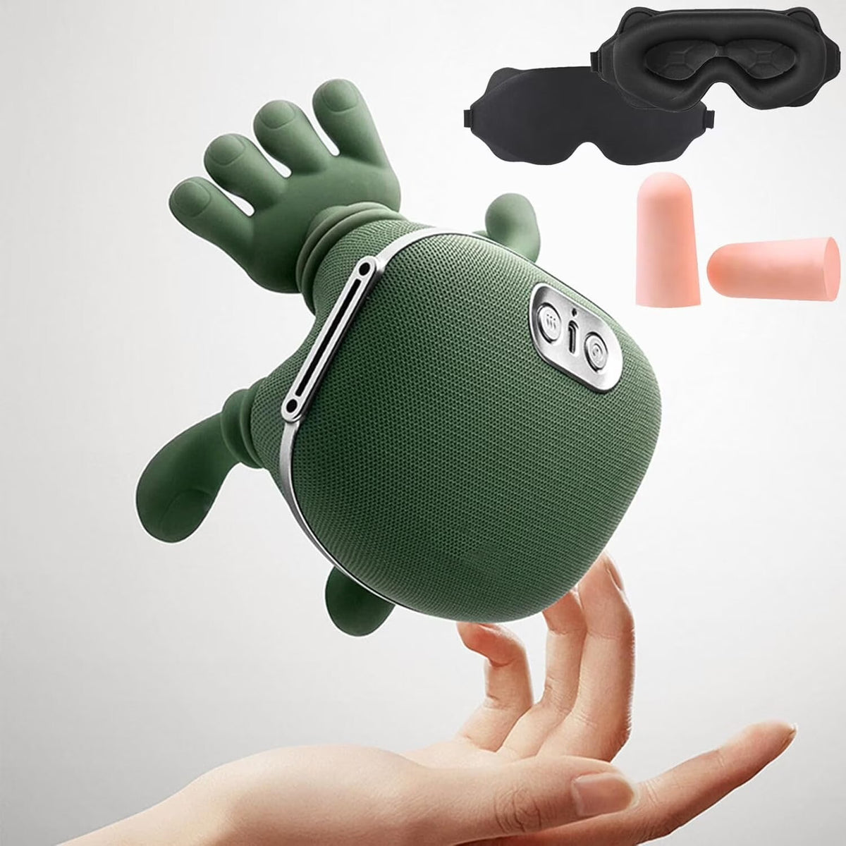 Aparat Masaj Cervical Multifunctional, 4D, 3 Intensitati, 2 Trepte Caldura 40/45°C, Wireless, Autonomie 70 min