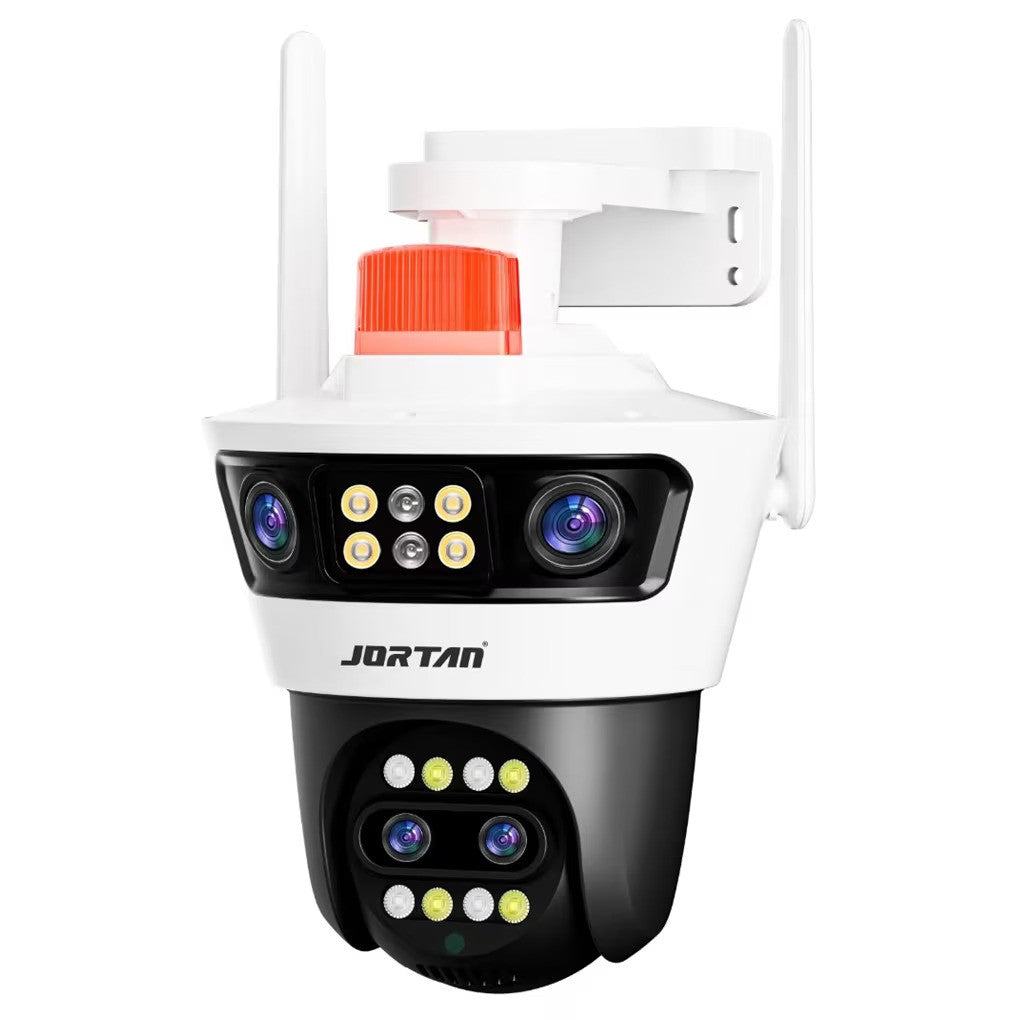 Camera supraveghere WiFi  dubla 9MP PTZ, 4 lentile, vedere nocturna color, detectie miscare, audio bidirectional, IP66