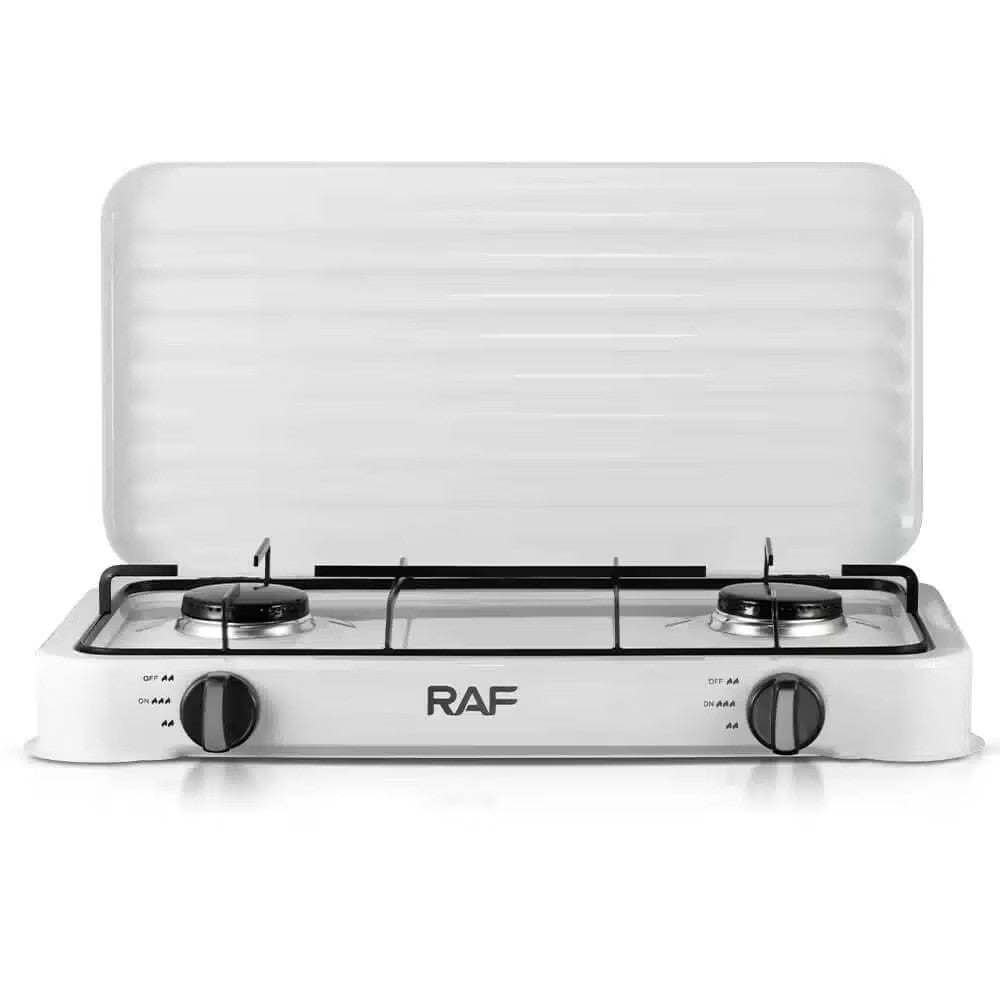 Aragaz portabil RAF cu 2 arzătoare, 530x320x260mm