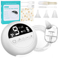Aspirator nazal electric pentru bebelusi si copii, 9 niveluri de aspiratie reglabile, lumina de noapte cu muzica linistitoare, Incarcare USB, Display LED,