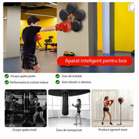 Aparat inteligent de box pentru antrenare reflexe, sincronizare Bluetooth, difuzor stereo, Negru - imagine 8