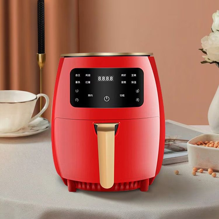 Friteuza cu aer cald, S-18 Air Fryer, 2400W, afisaj digital, LCD Touch control