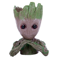 Suport figurina Grooty ganditor, ghiveci plante - imagine 3