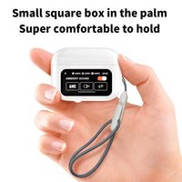 Casti wireless bluetooth A9 pro, cu Touch Screen si Anularea Zgomotului, Bluetooth 5.4,microfon HD, control tactil/touch