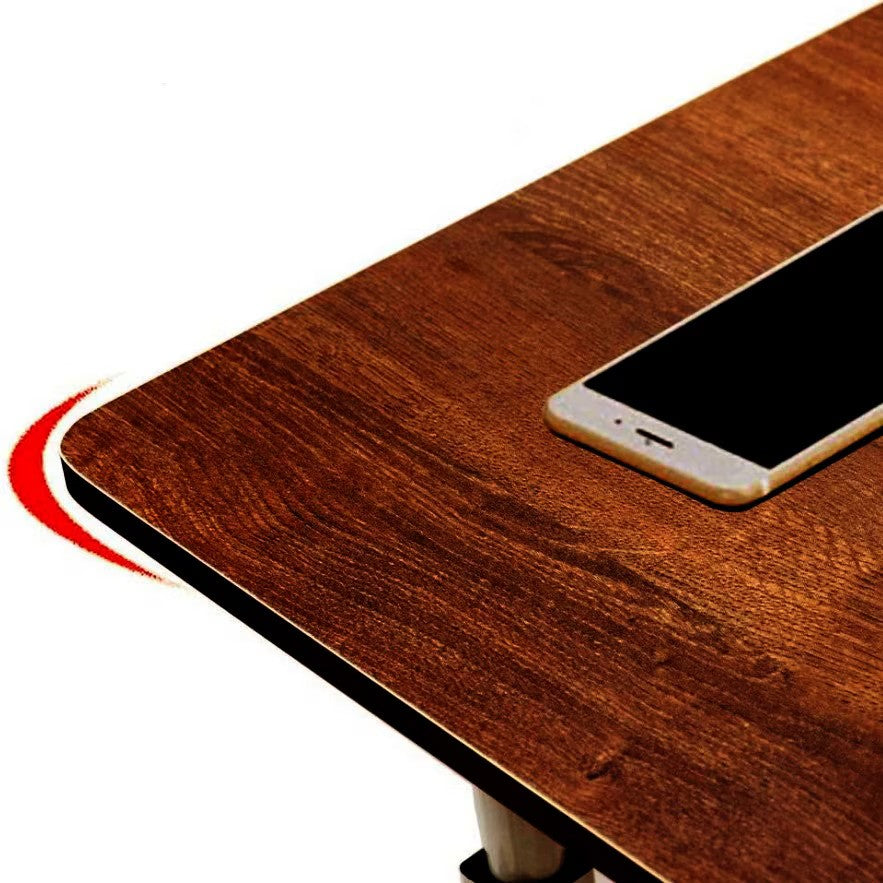 Masuta laptop reglabila, mini birou cu roti, 80 cm x 40 cm