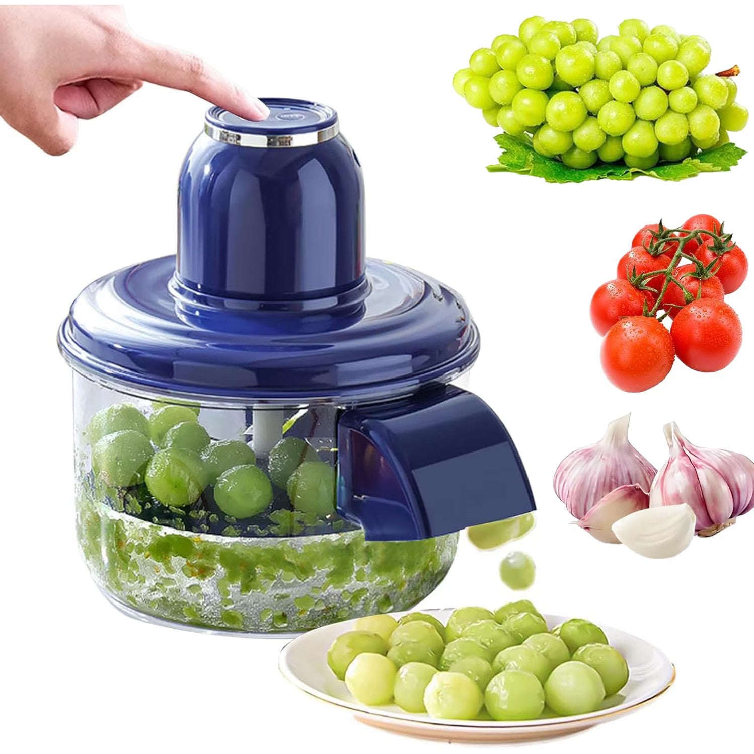 Masina automata de curatat struguri, usturoi si rosii cherry,i nstrument de indepartare a pielii pentru fructe mici