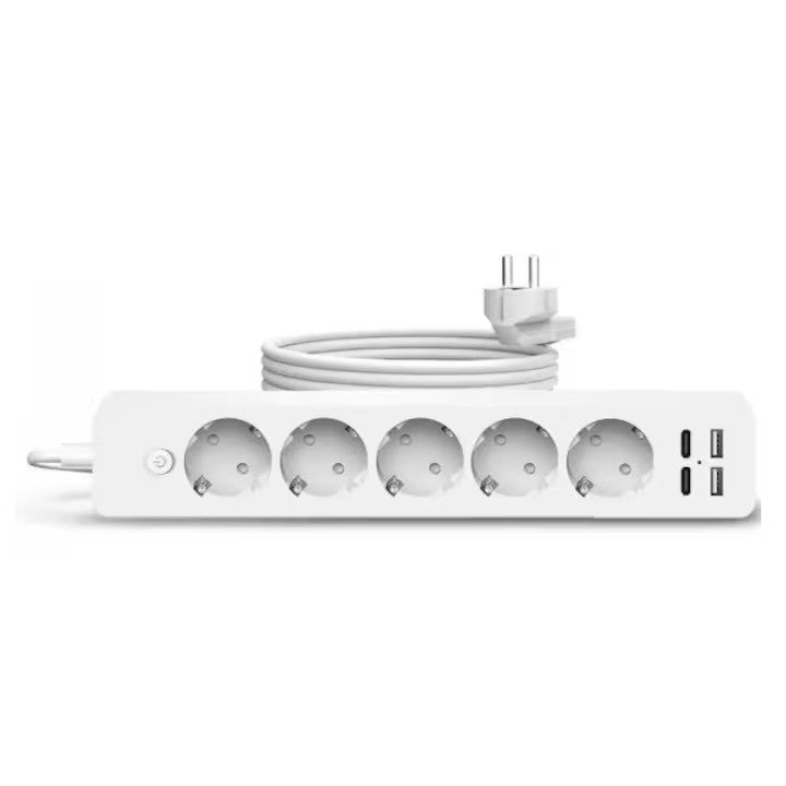 Prelungitor Jortan, 3,4 sau 5 prize + 2 porturi USB si 2 porturi USB C