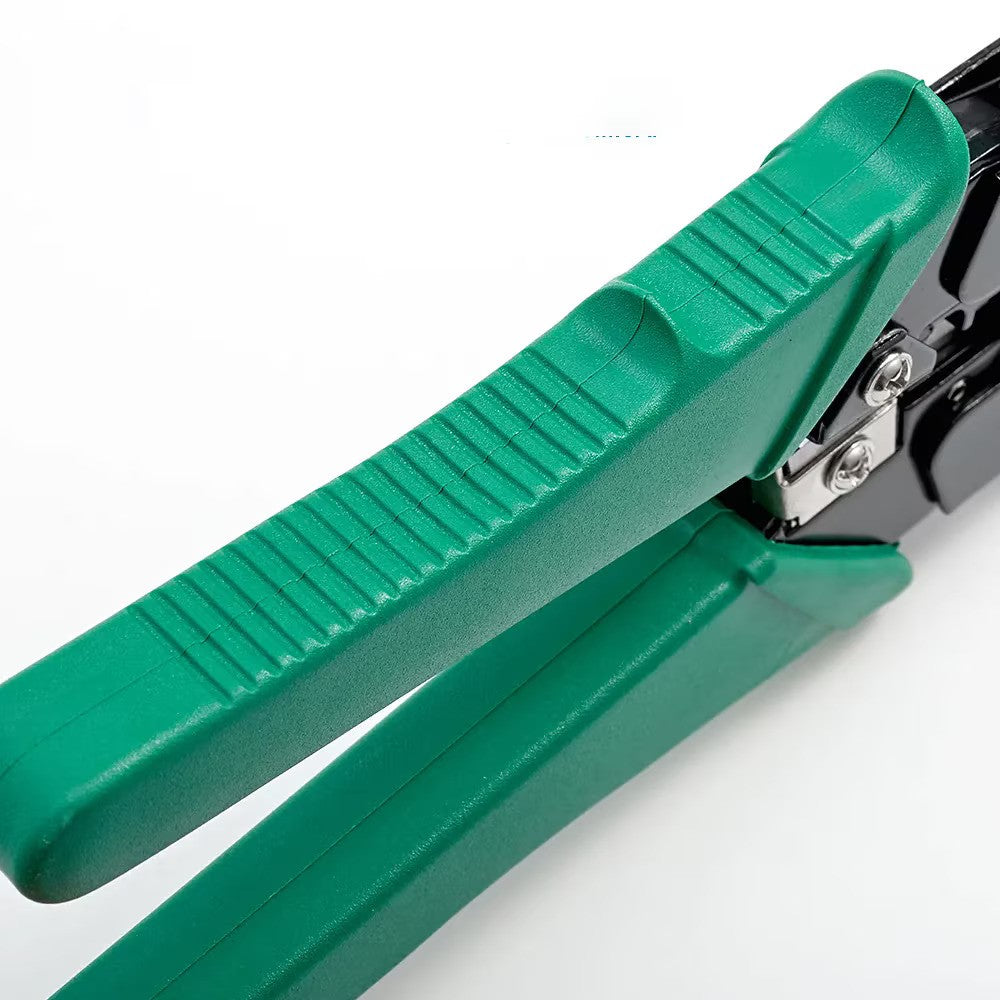 Cleste profesional pentru sertizat mufe RJ45, RJ12, RJ11 – 195 mm