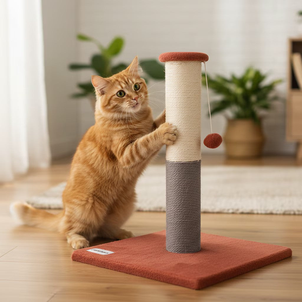 Ansamblu de joacă pentru pisici Nunbell, sfoară de sisal, 40x40x60cm