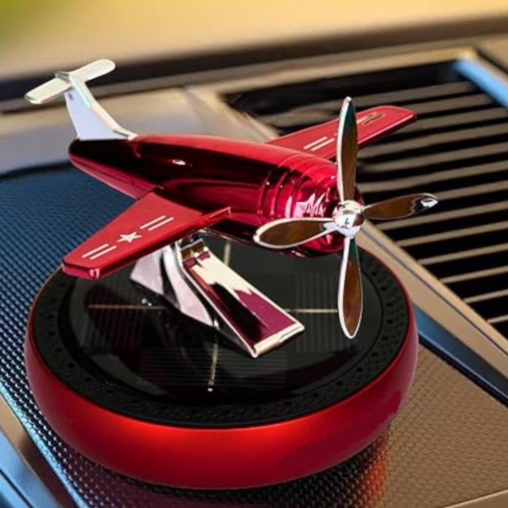 Odorizant auto tip avion, panou solar, ulei aromatic