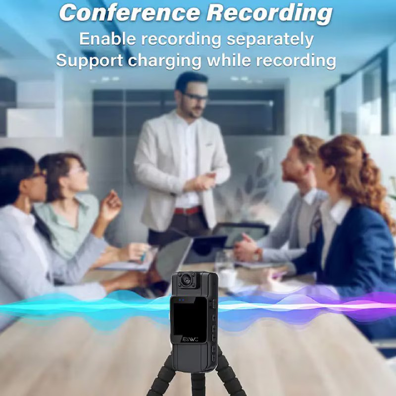 Camera corporala Cam HD cu lentila rotativa,WiFi, Vedere Nocturna IR si Autonomie 7 Ore