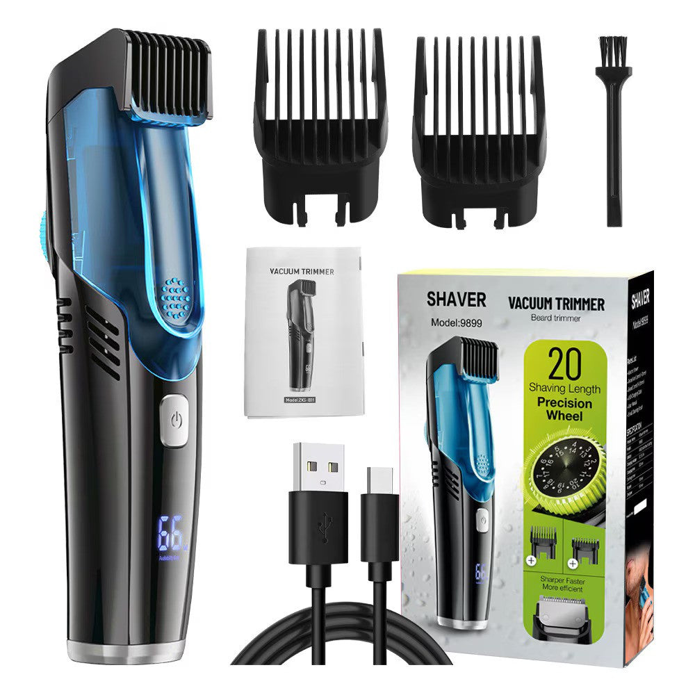 Masina de tuns si aparat de ras  cu sistem vacuum, rezistent la apa IPX6, 20 setări, afisaj LCD, autonomie 90 min