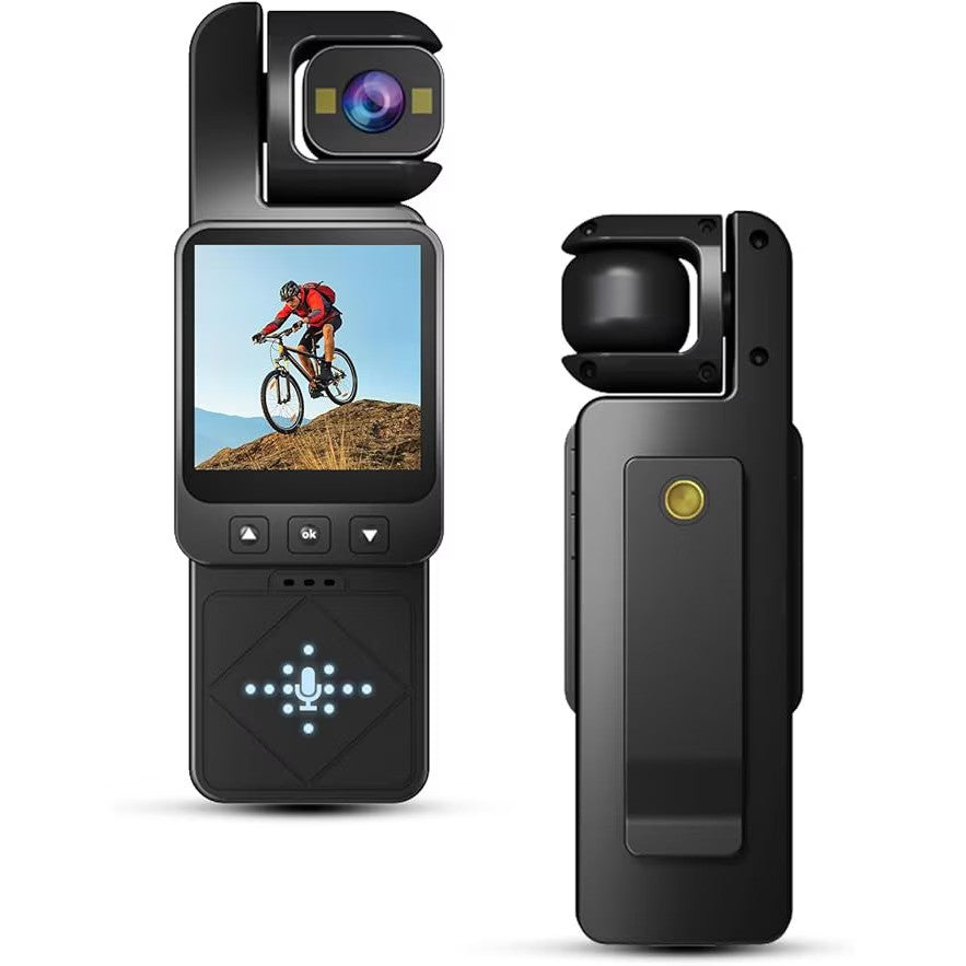Camera Portabila Full HD 1080p Obiectiv Rotativ 360° Stabilizare Imagine Sport Mini - detaliu produs