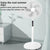 Ventilator digital cu telecomanda si timmer 1120 mm, oscilatie 90°, afisaj LED, 16 inch