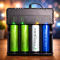 Incarcator baterii Li-ion HD-4882B, 4 sloturi 4.2V 4000mA pentru 18650 26650 14500 16340 - imagine 2