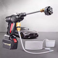 Pistol Portabil de Spalat Auto cu Baterie 21V – Presiune Ridicată, Jet Reglabil, cu Furtun și Filtru