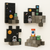 Blocuri magnetice de constructie 3D, 2.5 cm, 64-80 piese