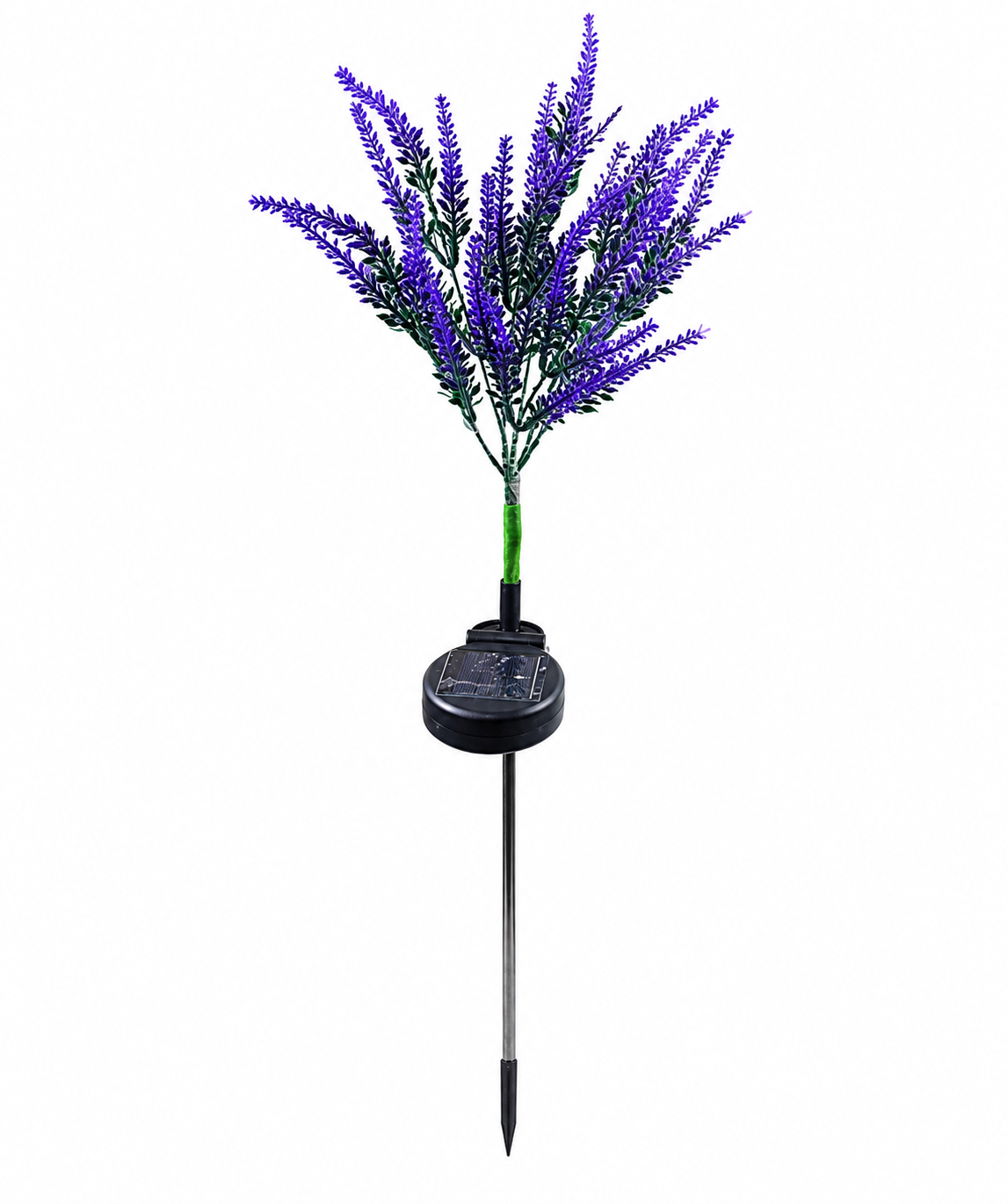 Set 2x Lampa Solara de Gradina Tip Lavanda LED Alb Cald IP65 Rezistenta Apa - imagine principala