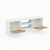 Comoda TV cu 2 usi, design modern, 120 x 29 x 43 cm