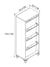 Organizator de depozitare cu 4 cosuri 45.3 x 29.7 x 116.3 cm