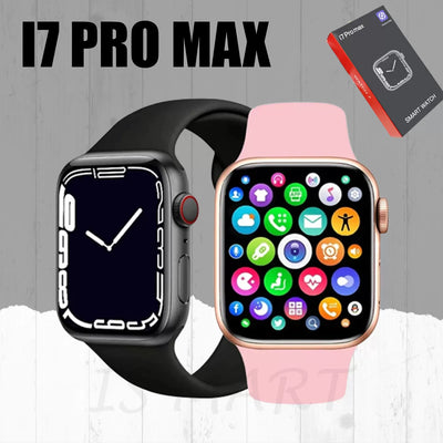 Ceas Smart I7 Promax, apeluri/sms/social media, monitorizare, somn, ritm cardiac, muzica, rezistent la apa,etc