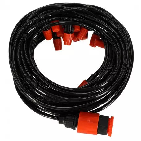 Sistem de Irigatie pentru gazon, gradina si terasa cu perdea de apa din plastic, duze ajustabile, 10m