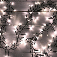 Instalatie Craciun liniara tip cluster, interior-exterior, 960 led, 20 m, diverse culori - imagine 4