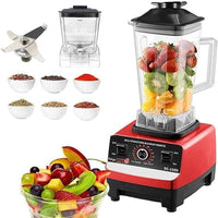 Blender Profesional de bucatarie 2 in 1, 2.5L, motor din cupru, 15 viteze, 4500W - imagine 8