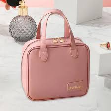 Geanta de Machiaj Portabila din Piele Ecologica, 21x19x8cm