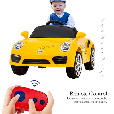 Masinuta electrica pentru copii cu control parental prin telecomanda, lumini si efecte sonore