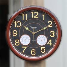 Ceas de perete cu cifre fosforescente, 34 cm, Design modern si decorativ