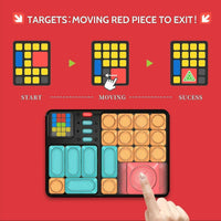 Joc Klotski de gandire logica, blocuri magnetice, slide game, electronic cu sistem AI integrat - imagine 10