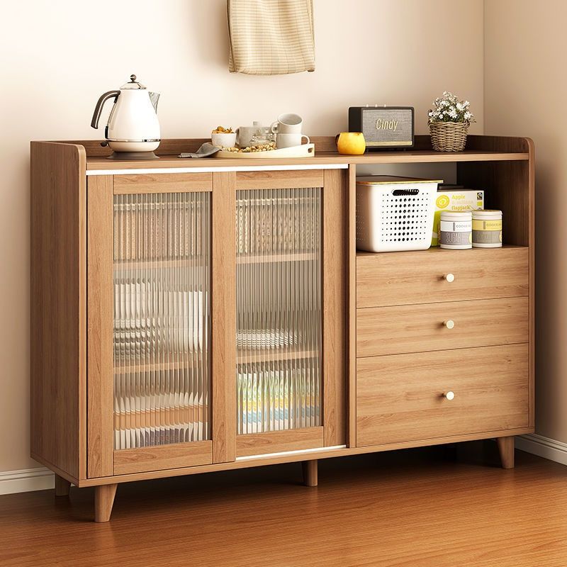 Bufet modern, dulap de depozitare cu usi glisante pentru bucătărie