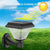 Lampa solara de perete, lumina calda si RGB, cu telecomanda, hexagonala, 6w
