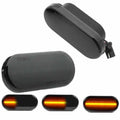 Set 2 lampi semnalizare dinamica aripa Seat, fumurii, 18 LED SMD, CANBUS, fara eroare