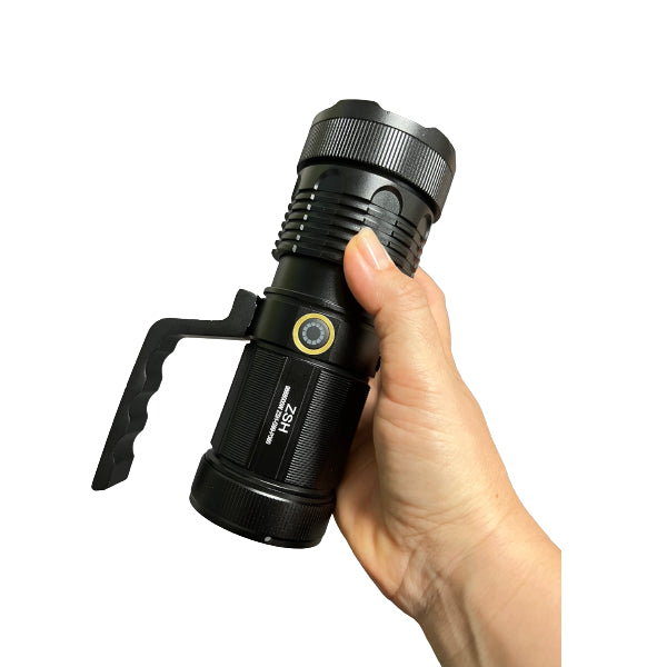 Lanterna profesioana 10W cu laser led si maner, acumulatori 3 x 16500, ZSH-G99-P360