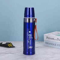 Cana termos 750ml cu perete dublu si capac etans – pentru bauturi calde sau reci - imagine 12